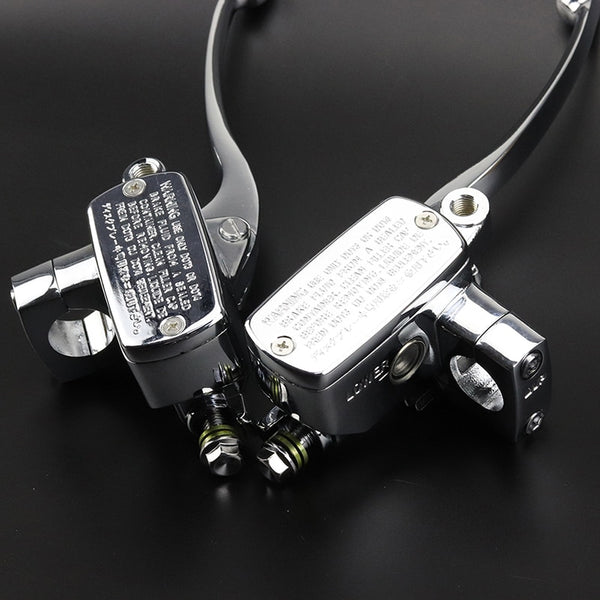 1" 25mm Motorcycle Brake Master Cylinder Clutch Levers For Honda VTX Suzuki Intruder Boulevard Kawasaki Chopper Cruisers