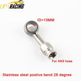 car motorcycle Motor Bike hydraulic Teflon brake hose stainless steel swivel banjo fitting turbo oil line Fitting AN3 hose end