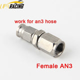 car motorcycle Motor Bike hydraulic Teflon brake hose stainless steel swivel banjo fitting turbo oil line Fitting AN3 hose end