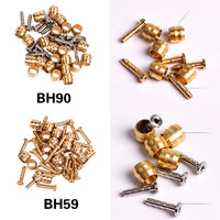 10 Pairs Hydraulic Disc Brake T-head Oil Pins Olive Head Bicycle Brake Hose Connector For  BH90 BH59