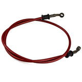 New 50cm-120cm Motorcycle Brake Oil Hose Line Pipe Hydraulic Reinforced Stainless Steel Braided Universal non-flammable#297005