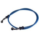 New 50cm-120cm Motorcycle Brake Oil Hose Line Pipe Hydraulic Reinforced Stainless Steel Braided Universal non-flammable#297005