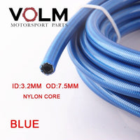 5m/lot AN3 Motorcycle braided Stainless Steel nylon BRAKE LINE HOSE FLUID HYDRAULIC Precise hose Gas Oil Fuel Line Hose