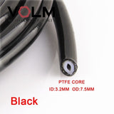 5m/lot AN3 Motorcycle braided Stainless Steel nylon BRAKE LINE HOSE FLUID HYDRAULIC Precise hose Gas Oil Fuel Line Hose