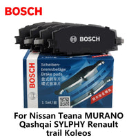 Bosch car Brake Pads 0986ab1186 for Nissan Teana MURANO Qashqai SYLPHY Renault trail Koleos