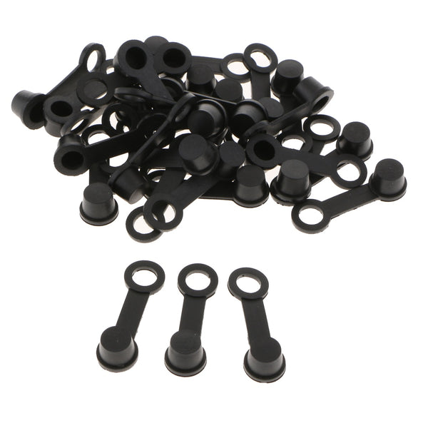 30PCS Brake Bleeder Screw Caps Grease Zerk Fitting Cap Rubber Dust Cover