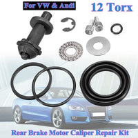 12 Torx Pin teeth Rear engine Brake Motor caliper repair kit Electronic  for VW Passat B6 B7 CC Tiguan Q3 A4 S4 A5 S5 A6