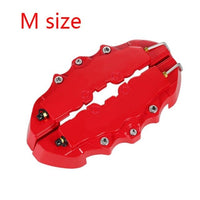 2019 New ABS Plastic Truck 3D Red Useful Car Universal Disc Brake Caliper Covers Front Rear Auto Universal Kit