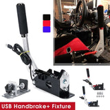 USB Handbrake Fixture Clamp PC Windows for Sim Racing Game for G25 G27 G29 T500 DIRT RALLY