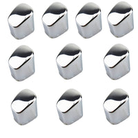 READXT For VW New Polo 10Pcs ABS Chrome Hand Brake Button Cover Auto Accessories Fit VW New Polo CROSS GTI 6RD71333A 6RD 713 333