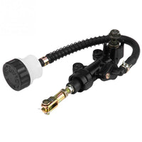 Aluminum Alloy Motorcycle Rear Foot Brake Hydraulic Master Cylinder Pump Reservoir for Suzuki GSXR 600 750 1000 1300