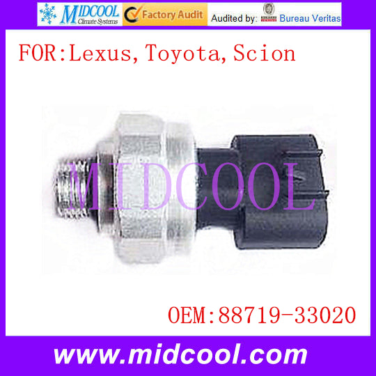 New Air Conditioning A/C Pressure Sensor use OE No. 88719-33020 for Lexus Toyota Scion