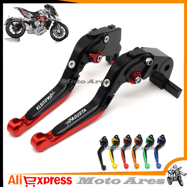 Motorcycle Accessories Adjustable Folding Extendable Brake Clutch Levers fits For MV AGUSTA Brutale 675 800